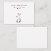 Mommy Advice Cards Hinweiskarte (Vorne/Hinten)