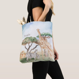 Mommy and Baby African Animals Tasche