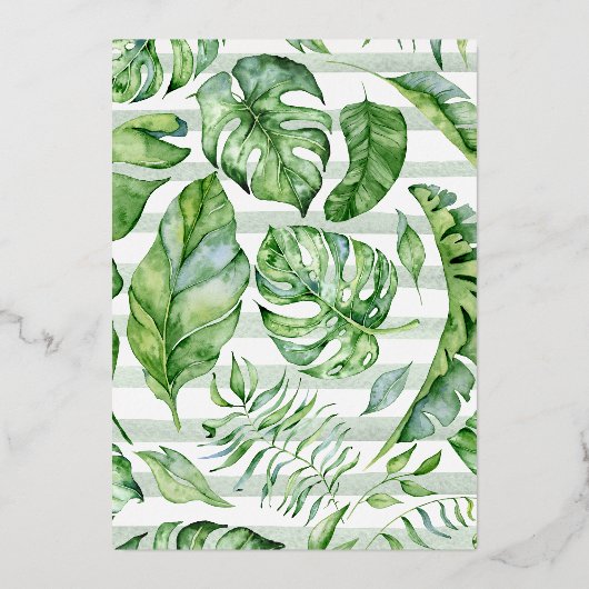 Mommy and Baby Lion Cub Jungle Baby Shower Gold Folieneinladung (Rückseite)