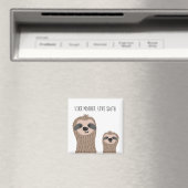 Mommy and Baby Sloth Magnete Magnet (In Situ (Geschirrspüler))