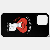Mommy and Daddy Cat Liebe Custom Phone Case (Rückseite (Horizontal))