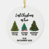 Mommy and Daddy Ornament, Daddy See you soon Keramik Ornament (Vorne)