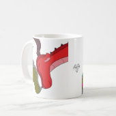 Mommy and Dragon Whimsical Tasse (Vorderseite Links)