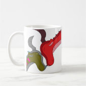 Mommy and Dragon Whimsical Tasse (Links)