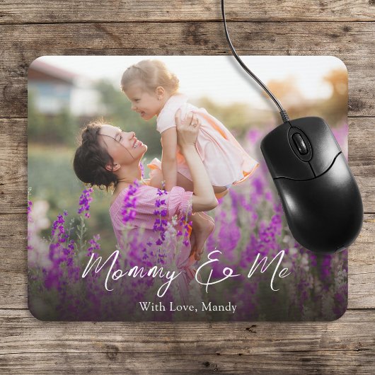 Mommy and Me Custom Foto Template Mousepad