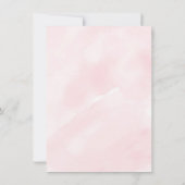 Mommy and Me Elephant Pastel Girl Babydusche Einladung (Rückseite)