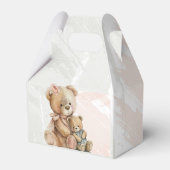 Mommy and Me Teddy Bear Baby Shower Geschenkschachtel (Rückseite)