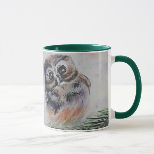 Mommy... - Aquarellmalerei - Tasse (Rechts)