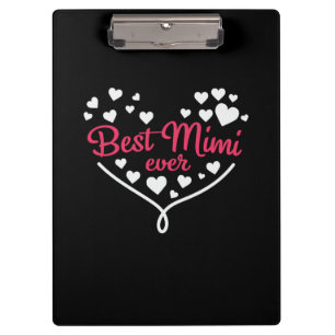 Mommy Art Best Mimi Ever Klemmbrett