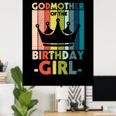 Mommy Art Godmutter vom Geburtstagskind Poster (Heimbüro)