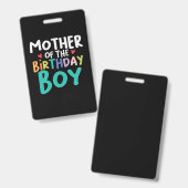 Mommy Art Mutter des Geburtstags Ausweis (Vorder- & Rückseite)