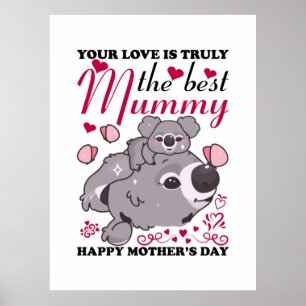 Mommy Art The Best Mommy Poster
