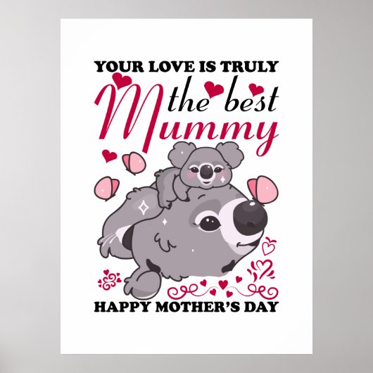 Mommy Art The Best Mommy Poster (Vorne)