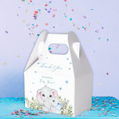 Mommy Baby Elephant Greenerenery Baby Shower Geschenkschachtel