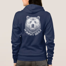 Mommy Bär, Handgezeichnete Illustration Hoodie