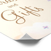 Mommy Bear on Balloon Baby Showkarten und Geschenk Poster (Ecke)