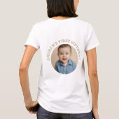 Mommy Bear, Teddy Bären Design mit individuellem F T-Shirt (Rückseite)