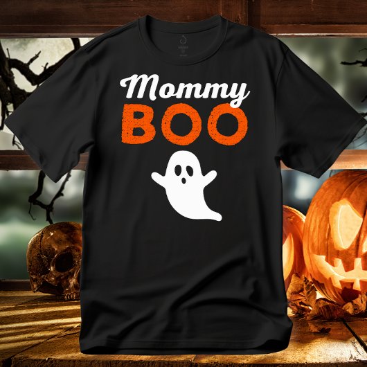 Mommy Boo Orange Niedlich Halloween Family Matchin T-Shirt