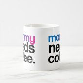 Mommy braucht Kaffee Kaffeetasse (Mittel)
