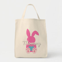Mommy Bunny Grocery Tasche - Wiederverwendbare Ost