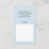 Mommy Calling Card Niedlich Panda Bamboo Visitenkarte (Rückseite)