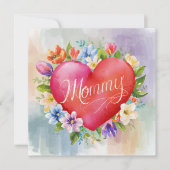 Mommy Card Feiertagskarte (Vorderseite)