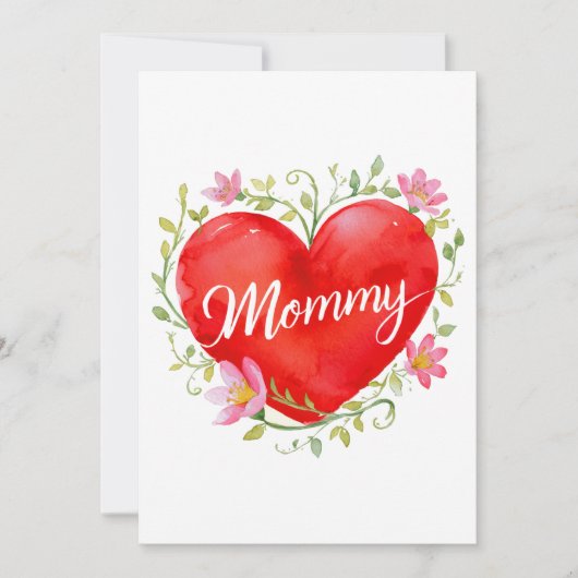 Mommy Card Feiertagskarte (Vorderseite)