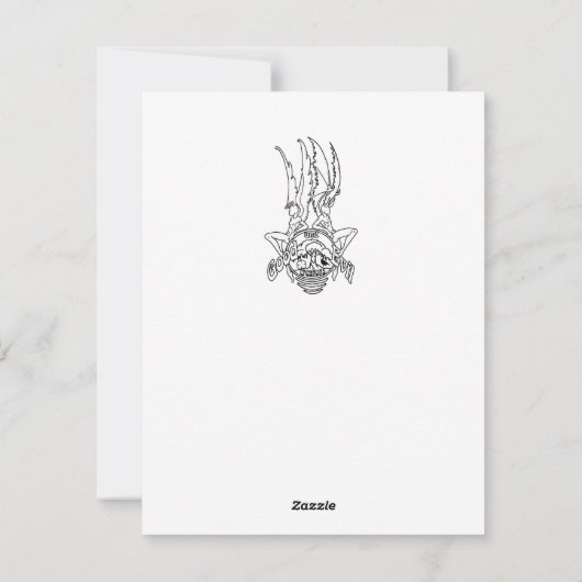 Mommy Card Feiertagskarte (Rückseite)