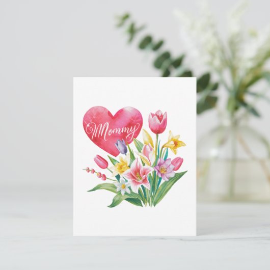 Mommy Card Feiertagskarte (Stehend Vorderseite)