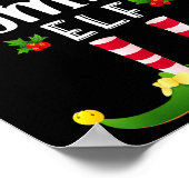 Mommy Christmas Elf Matching Pajama X-mas Party  Poster (Ecke)