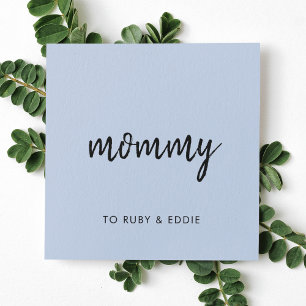 Mommy Contact Niedlich Blue Modern Mama alling C Rabattkarte