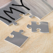 Mommy Custom Foto Wuv You dog Puzzle (Seite)