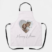 Mommy Custom Photo & Text Apron Schürze (Vorderseite)