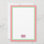 Mommy & Daddy Birds - Einladungen zur Babydusche (Rückseite)