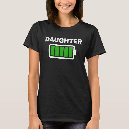 Mommy Daughter Son passt auf Power mit hoher Akkuk T-Shirt (Vorderseite)