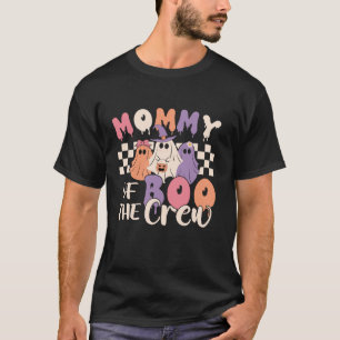 Mommy der Boo Crew Retro Geist Spooky Halloween T-Shirt