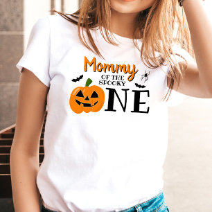 Mommy der Spooky ein Halloween 1. Geburtstag T-Shirt