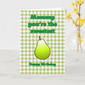 Mommy du bist die süßeste Birthday Card Karte (Gelbe Blume)