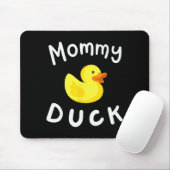 Mommy Duck Birthday Rubber Duck Lover Family Match Mousepad (Mit Mouse)