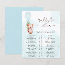 Mommy eher Game Baby Dusche Teddy Bär