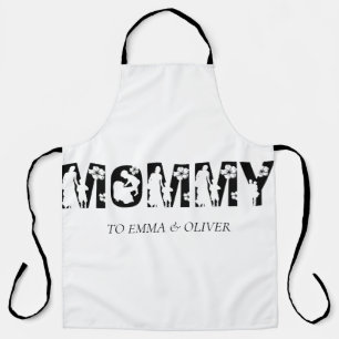 Mommy Einzigartige Mama Muttertagskinder-Namen Schürze