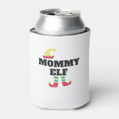Mommy Elf Funny Matching Weihnachtsgeschenk Dosenkühler (Kanne Vorderseite)