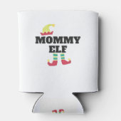 Mommy Elf Funny Matching Weihnachtsgeschenk Dosenkühler (Rückseite)