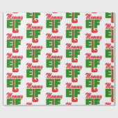 Mommy Elf Geschenkpapier (Flach)