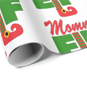 Mommy Elf Geschenkpapier (Rolleneckpunkt)