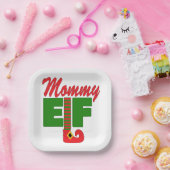 Mommy Elf Pappteller (Party)