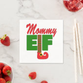 Mommy Elf Serviette (Beispiel)
