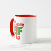Mommy Elf Tasse (Vorderseite Links)