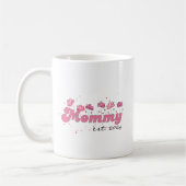 Mommy Est 2024 Tasse Niedliche Junge Mutter Kaffee (Links)