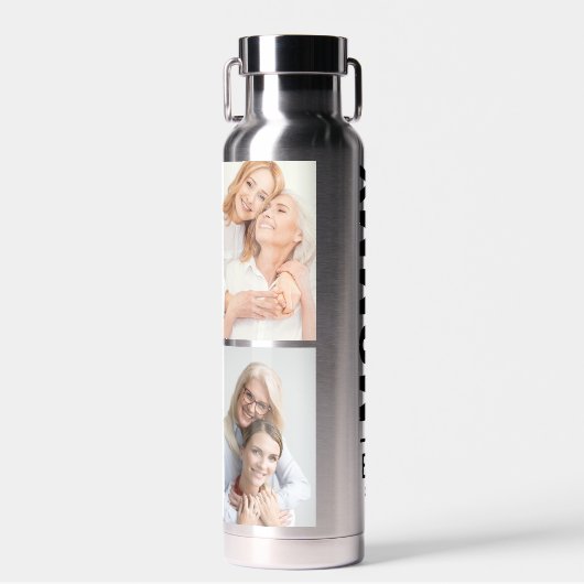 Mommy Established | Benutzerdefiniertes Datum 4 Fo Trinkflasche (Vorne)